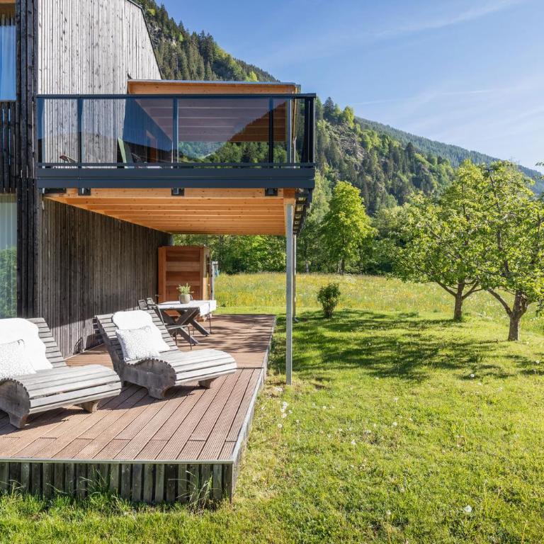 Ferienhaus Alpin, Apartment 1 - Apartment mit 1 Schlafzimmer und Garten - 1