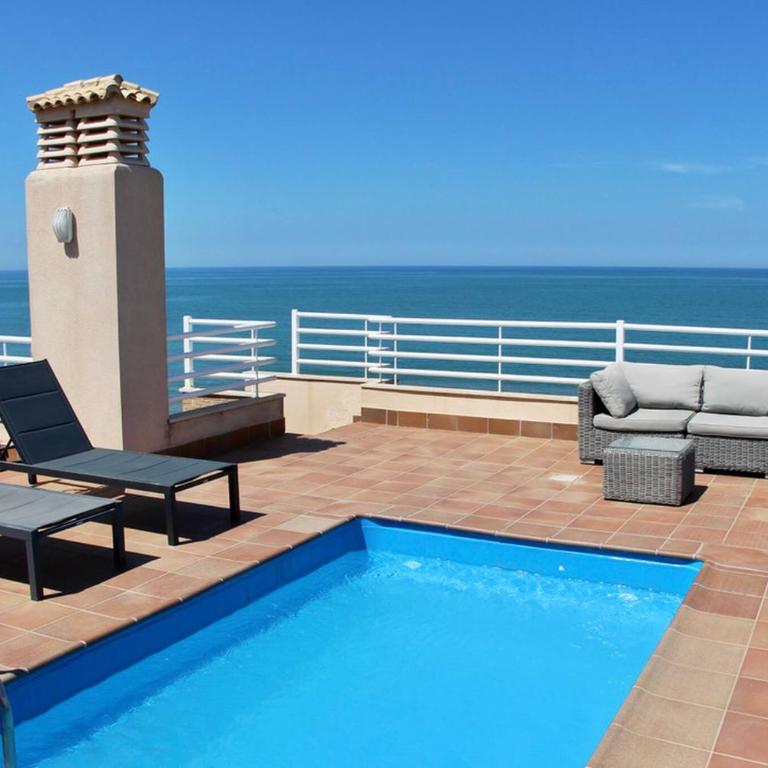 Ático frontal al mar con piscina privada by homeprive - Penthouse - 4