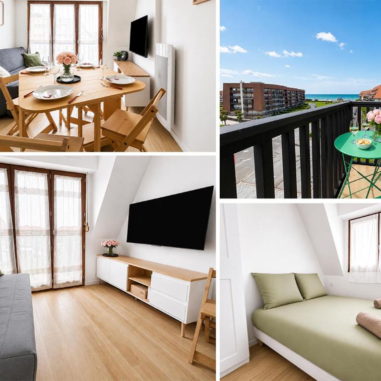 T2, moderne, balcon avec vue mer et parking privé - Apartment mit 1 Schlafzimmer - 2