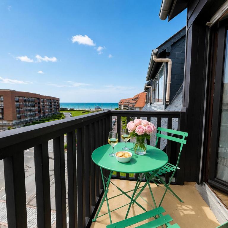 T2, moderne, balcon avec vue mer et parking privé - Apartment mit 1 Schlafzimmer - 1