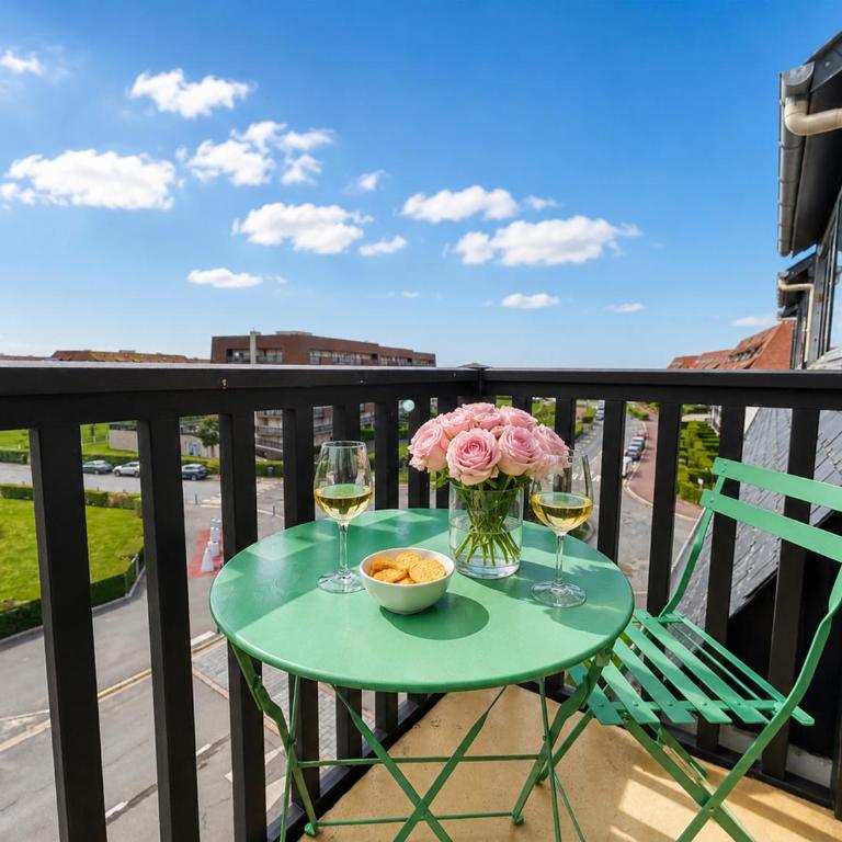 T2, moderne, balcon avec vue mer et parking privé - Apartment mit 1 Schlafzimmer - 9