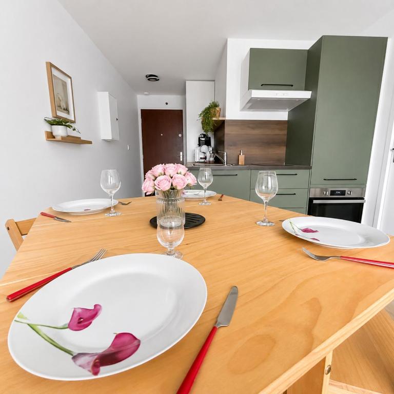 T2, moderne, balcon avec vue mer et parking privé - Apartment mit 1 Schlafzimmer - 8