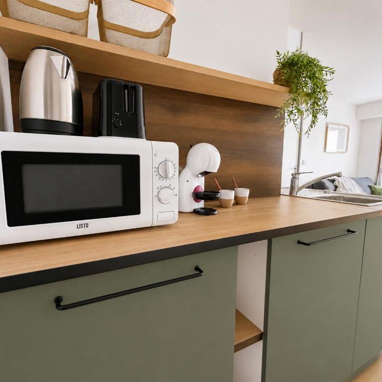 T2, moderne, balcon avec vue mer et parking privé - Apartment mit 1 Schlafzimmer - 14