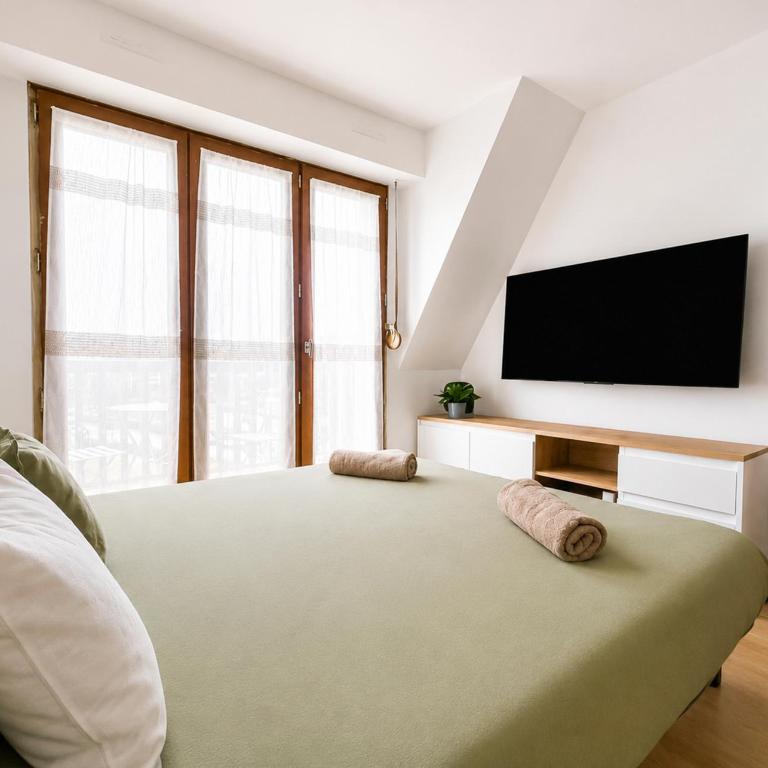 T2, moderne, balcon avec vue mer et parking privé - Apartment mit 1 Schlafzimmer - 18