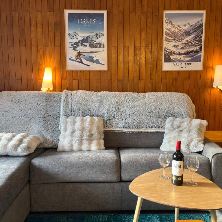 MyHome - 6-person apartment with glacier & lake view - Appartement 1 Chambre avec Balcon et Vue sur les Montagnes - 4