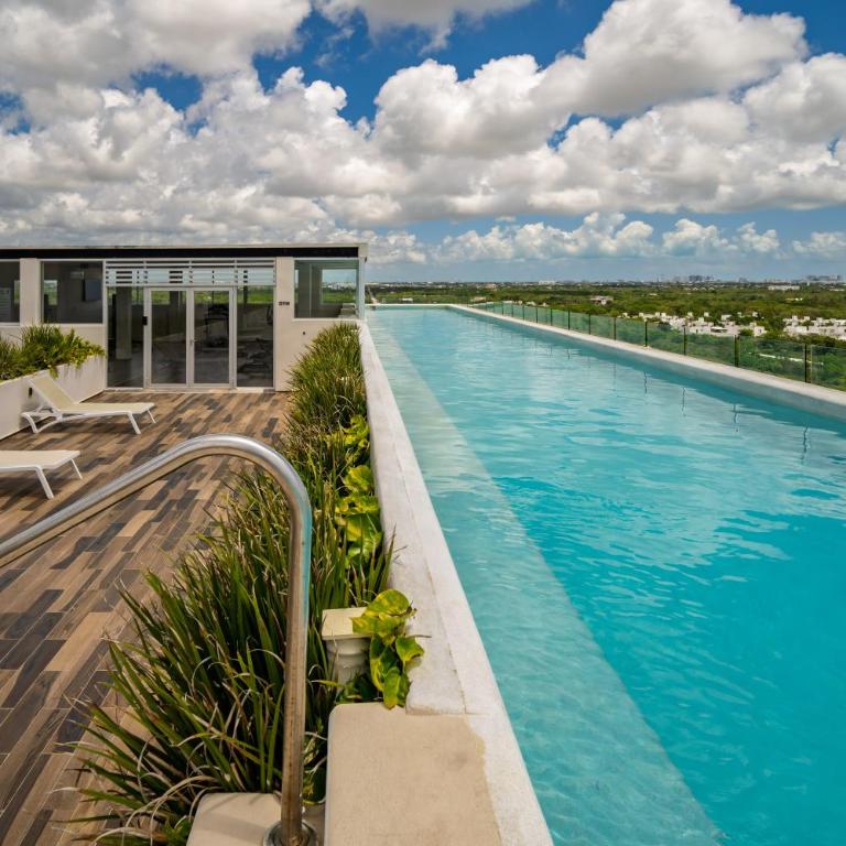 Moderno con diseño de autor en Areka Tower - Two-Bedroom Apartment with Balcony - 27