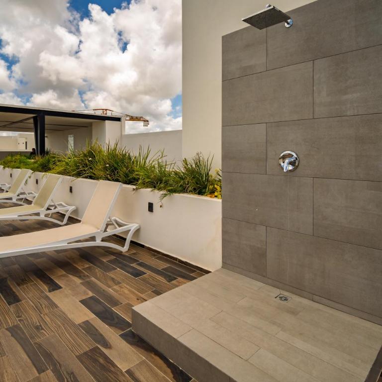 Moderno con diseño de autor en Areka Tower - Two-Bedroom Apartment with Balcony - 37