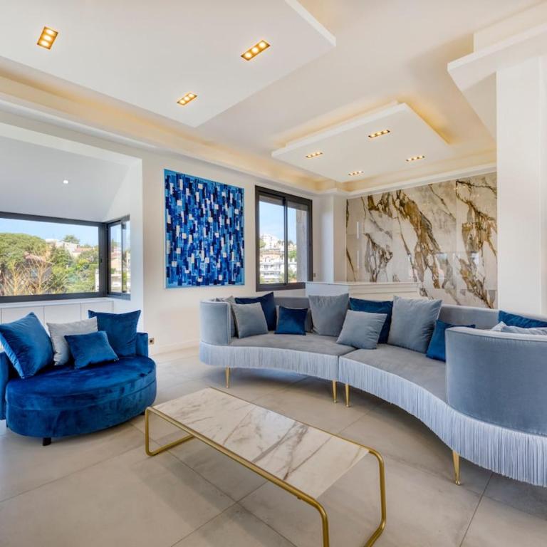 Villa Jaliel I Cannes French Riviera I 270m2 I Spa I 10 minutes du centre-ville I 12 personnes - Villa 1 Chambre - 58