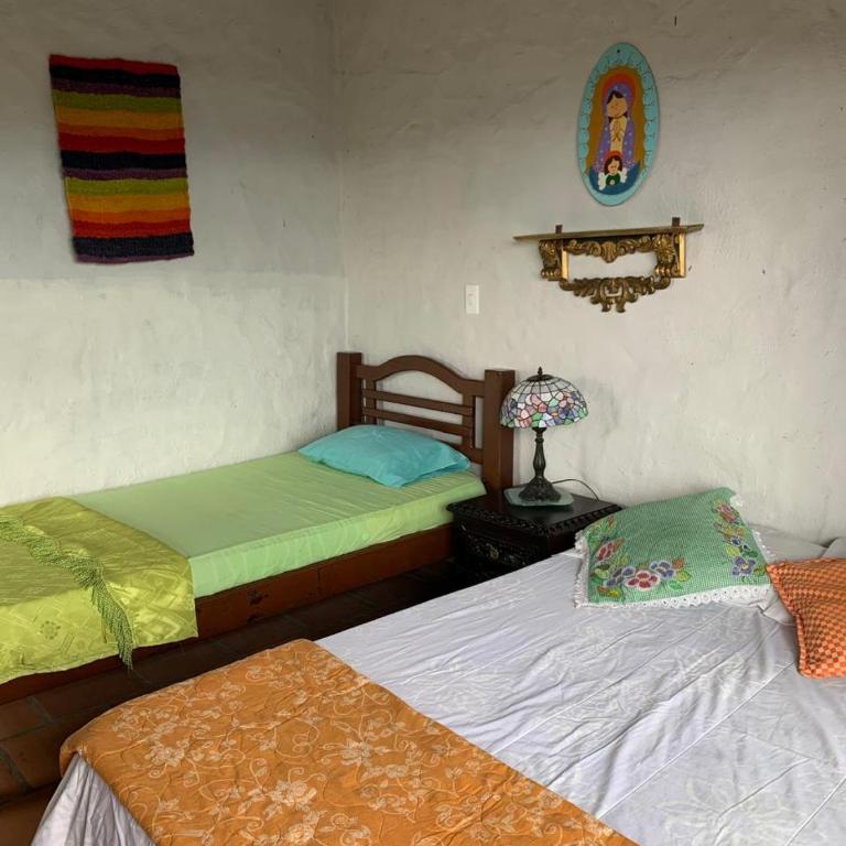 Cabañas con vista a San Gil Villa Alto del Angel - Casa con 1 dormitorio - 3