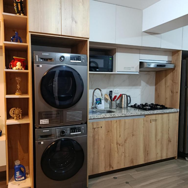 Departamento Moderno en Wanchaq, 2 Habitaciones, Vista y Lavadora y Secadora - Apartamento de 2 dormitorios - 7