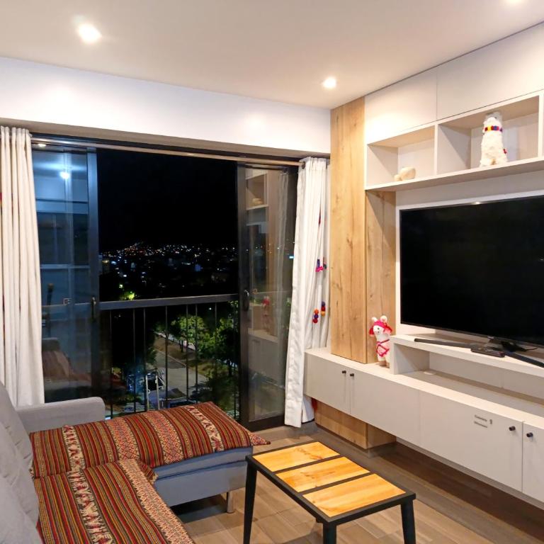 Departamento Moderno en Wanchaq, 2 Habitaciones, Vista y Lavadora y Secadora - Apartamento de 2 dormitorios - 1