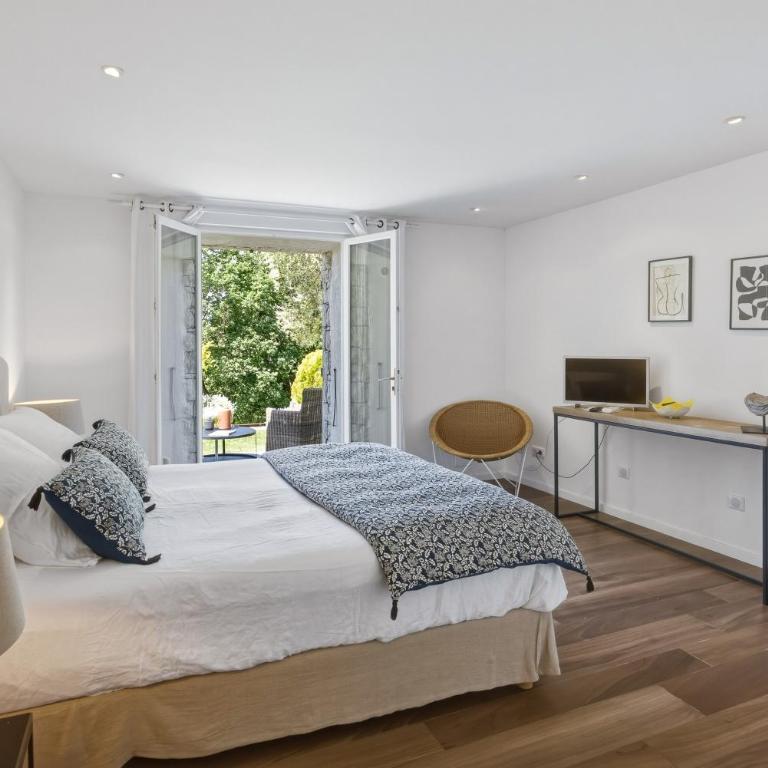 A Casa Bianca - Chambre Lit Queen-Size - Vue sur Piscine - 1