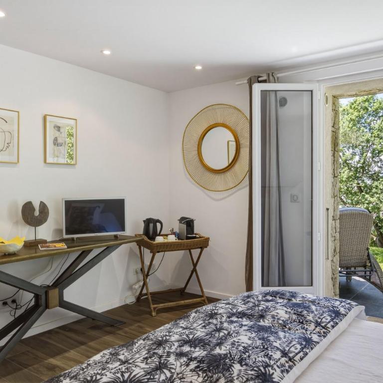 A Casa Bianca - Chambre Lit King-Size - Vue sur Piscine - 8