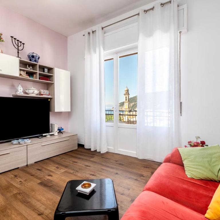 344 - La Gemma sul mare, 7 min spiaggia e mare posteggio - Appartamento con 2 Camere da Letto, Balcone e Vista mare - 1