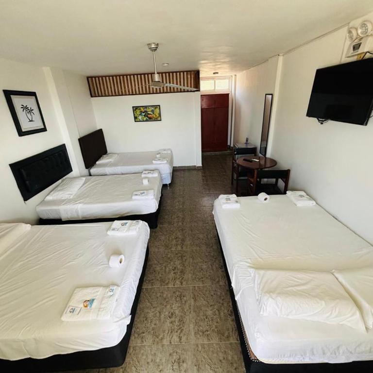 Hotel Las Cabañas de Bonanza - Habitación Cuádruple con vistas al mar - 3