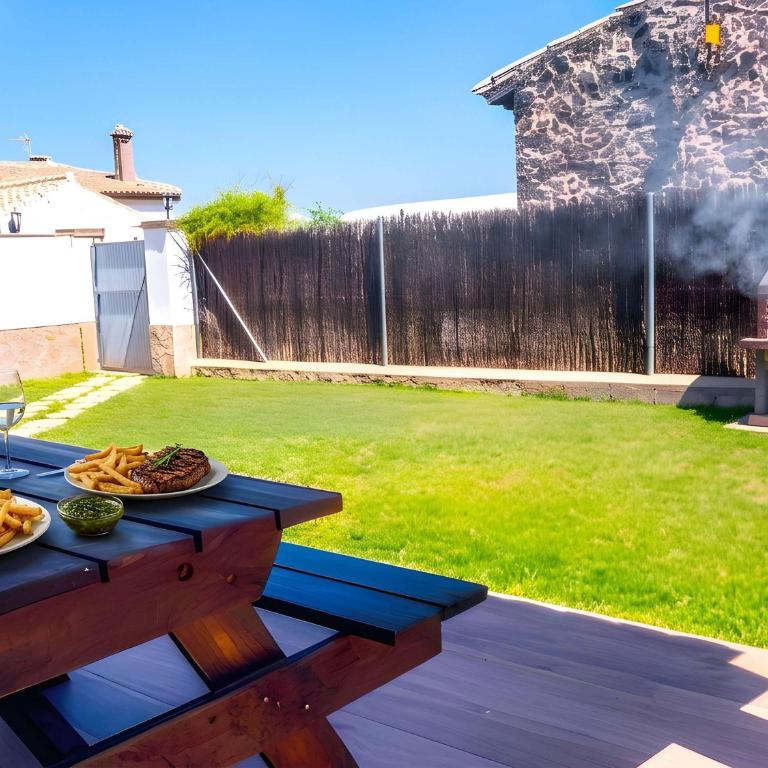 Casa con jardin privado piscina compartida garaje incluido - Ferienhaus - 2