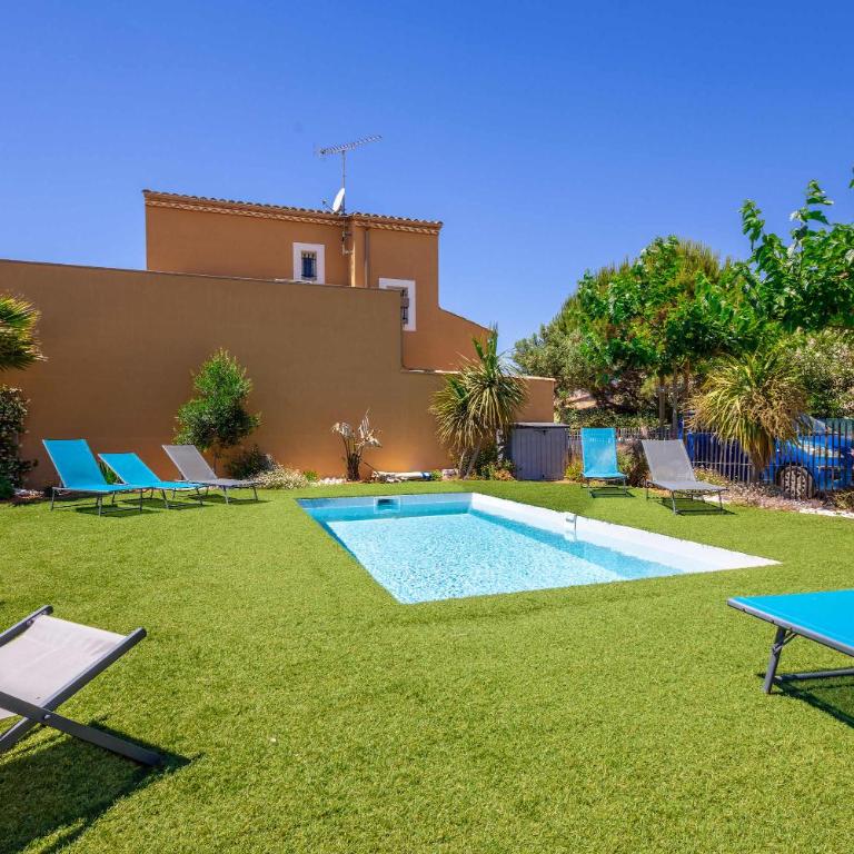Valras-Loc Villa Familiale avec Piscine - Vacation Home - 1
