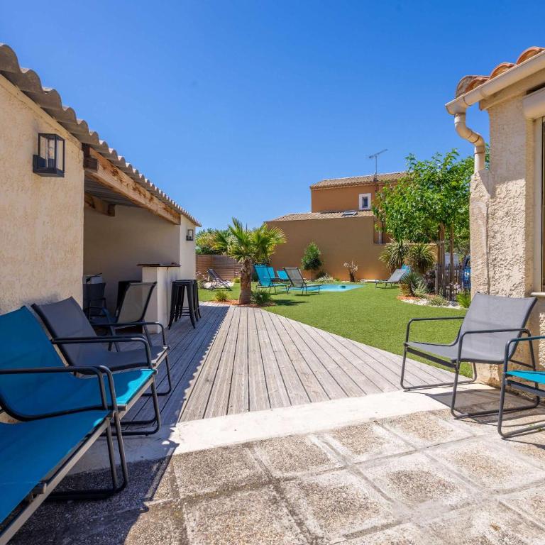 Valras-Loc Villa Familiale avec Piscine - Vacation Home - 12