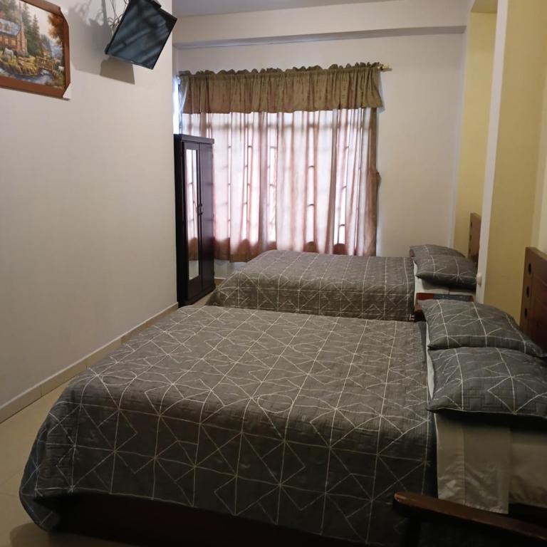 Hostal acacias - Twin Room with Private Bathroom - 1