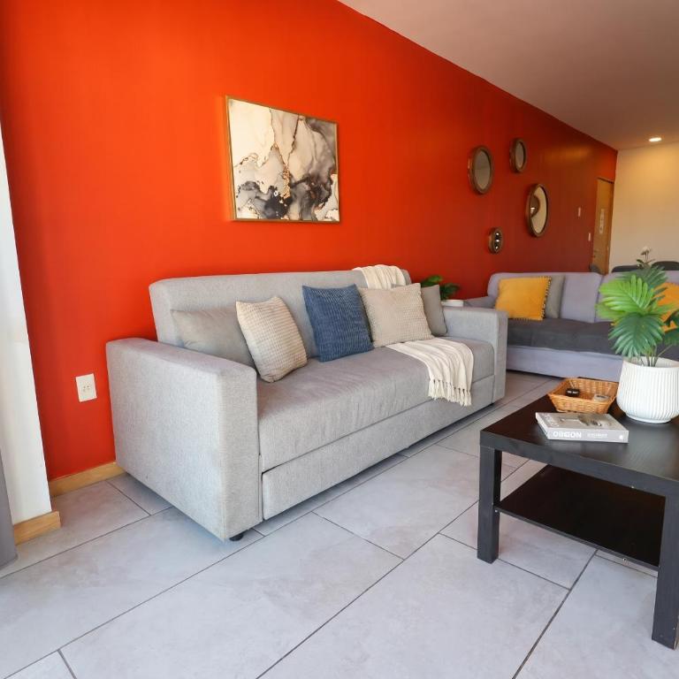 Departamento muy amplio, vista verde y alberca - Apartamento de 2 dormitorios - 22
