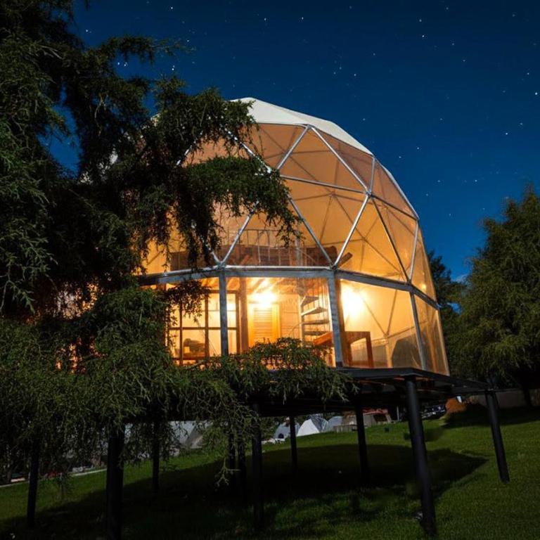 Lumbai Glamping Mazamitla - Habitación con cama grande y bañera de hidromasaje - 1
