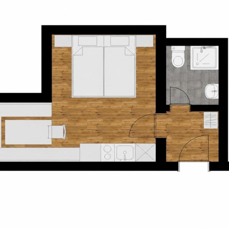 Alpinchalet Zigjam - Apartment mit 1 Schlafzimmer und Dusche - 8