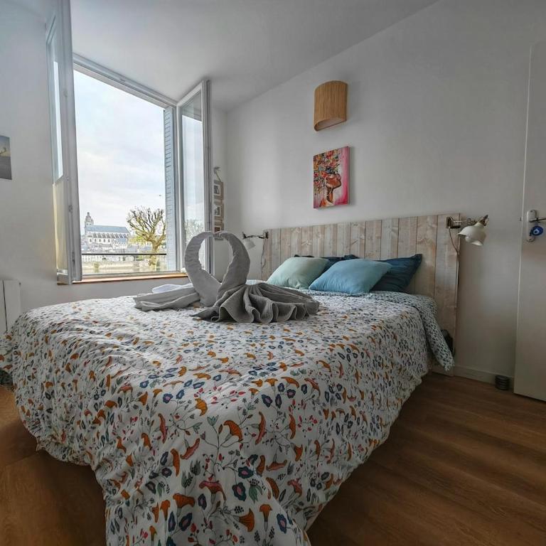 Vue Loire exceptionnelle avec Parking Chez Gabin - Apartamento de 2 dormitorios con vistas a la ciudad - 33