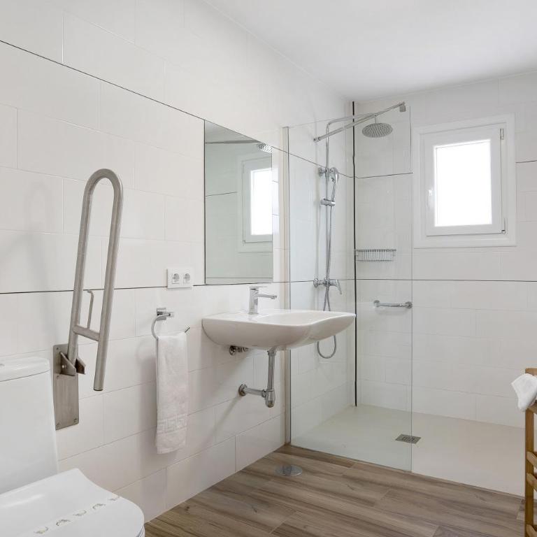 Casa de 10 - 3b - accesible - Apartment mit 1 Schlafzimmer und Gartenblick - 12