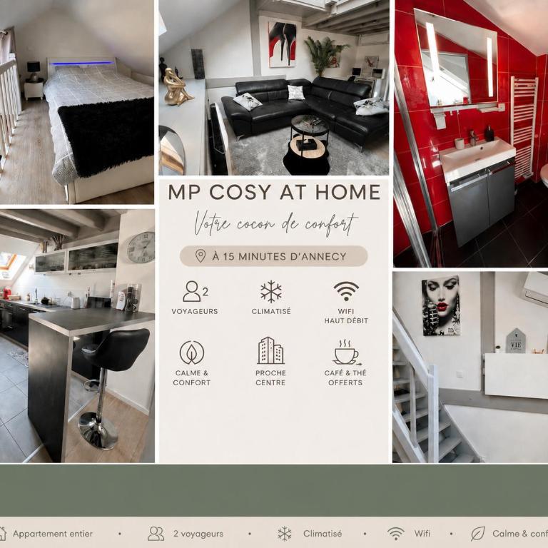 Cosy at Home air-conditioned studio, near Annecy - Appartement 1 Chambre - 1