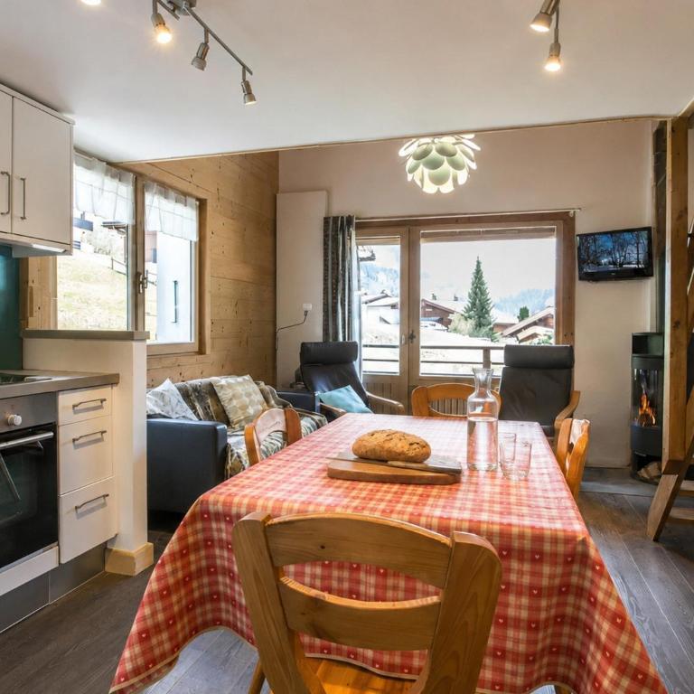 Charmant appartement 3*, proche pistes, poêle à bois, garage, WIFI - FR-1-304-152 - Appartement (6 Adultes) - 5