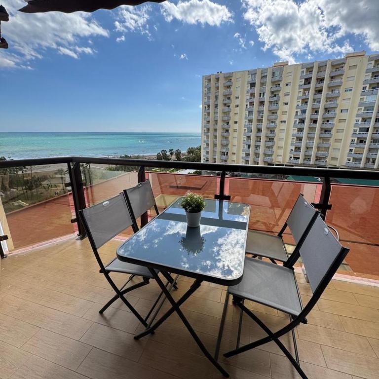 Espectacular piso sobre la playa - Apartment mit 2 Schlafzimmern, einem Balkon und Meerblick - 8