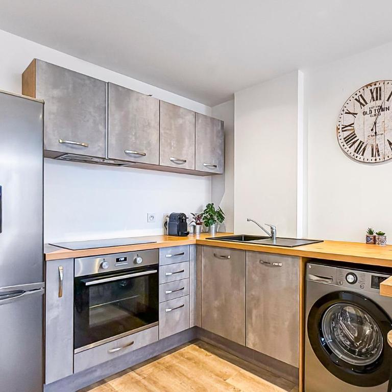 T2 lumineux & moderne proche centre Grenoble - Apartamento de 1 dormitorio - 11