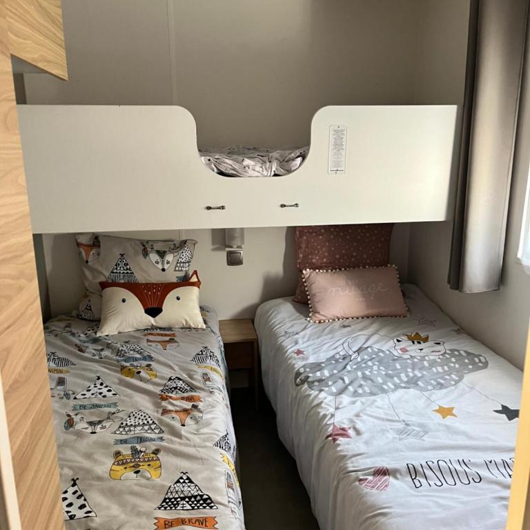 Camping Les Embruns, Mobile home 7 pers, climatisation, espace aquatique et plage, Cap ferret - Mobile Home - 4