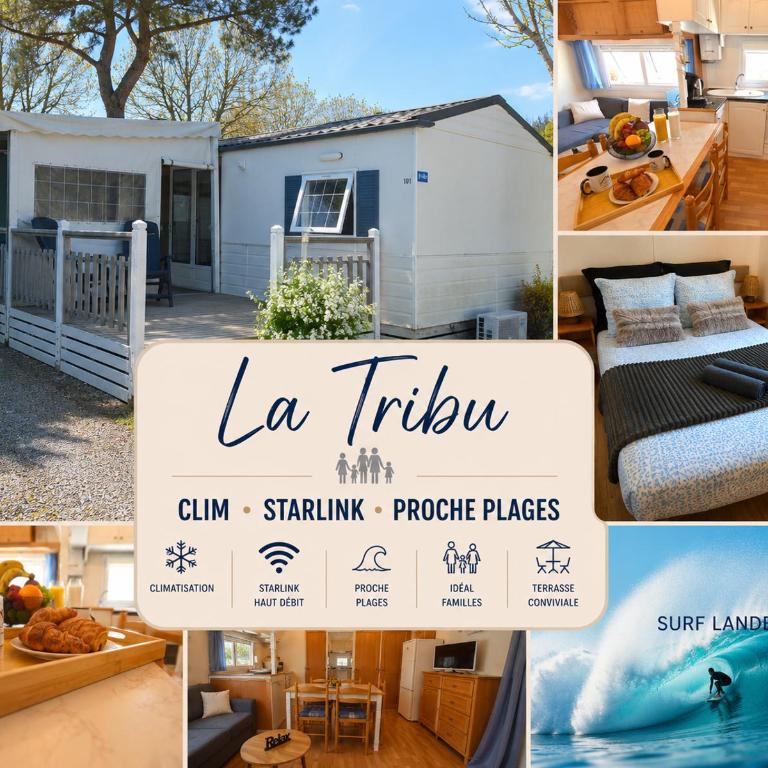 La Tribu Clim, Starlink & Proche Plages C' LA VIEconciergerie - Three-Bedroom Vacation Home - 1