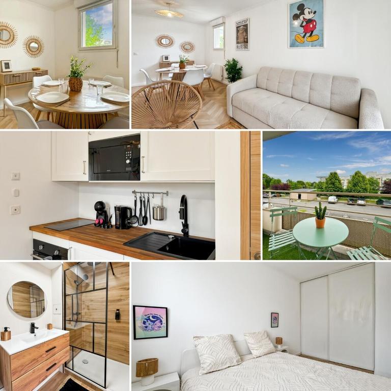 Appartement Pour 4 Personnes Disneyland - Sunny Side - Two-Bedroom Apartment - 8