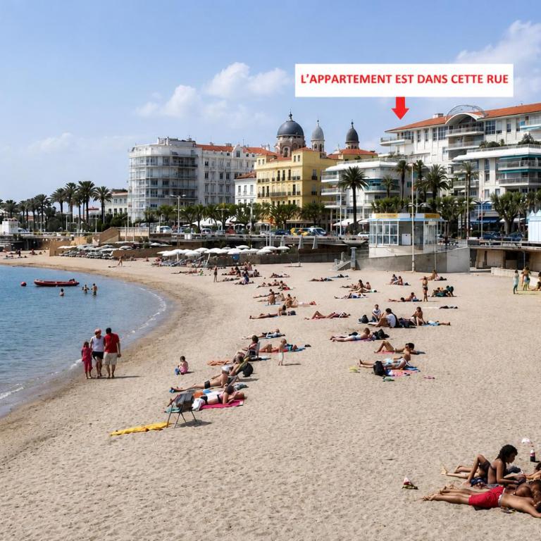 F2 chambre en duplex (calme) plein centre ville 1 min de la plage - Appartamento - 18