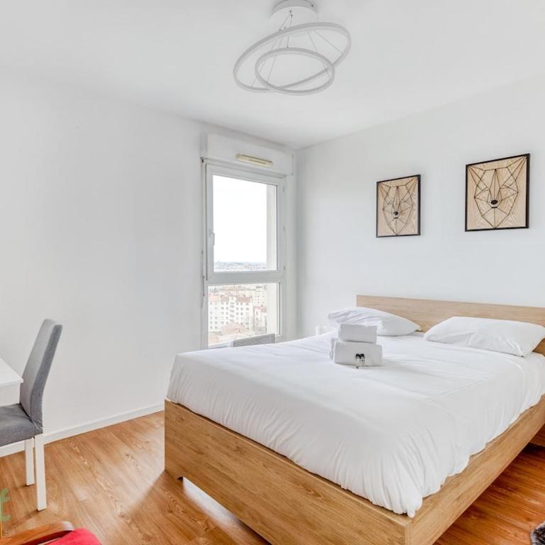 WeHost - Gabriel Peri - Appartement vue panoramique, balcon – Charpennes - Standard Apartment - 5