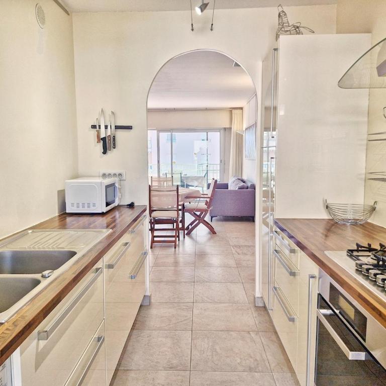 Vue Port & Mer - Terrasse, Clim, Garage, Plages - Apartment mit 1 Schlafzimmer - 22