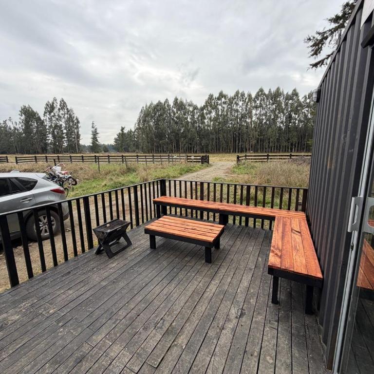 Tiny house NUEVA - Condominio privado - Espacio Frutillar- Full equipada - Casa con 1 dormitorio - 2