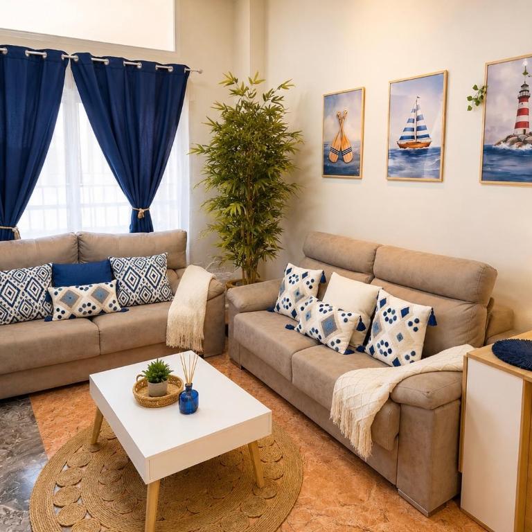 BRISA MARINA - A 50m de la playa - Centro Águilas - WiFi & AC - Casa con 1 dormitorio - 2