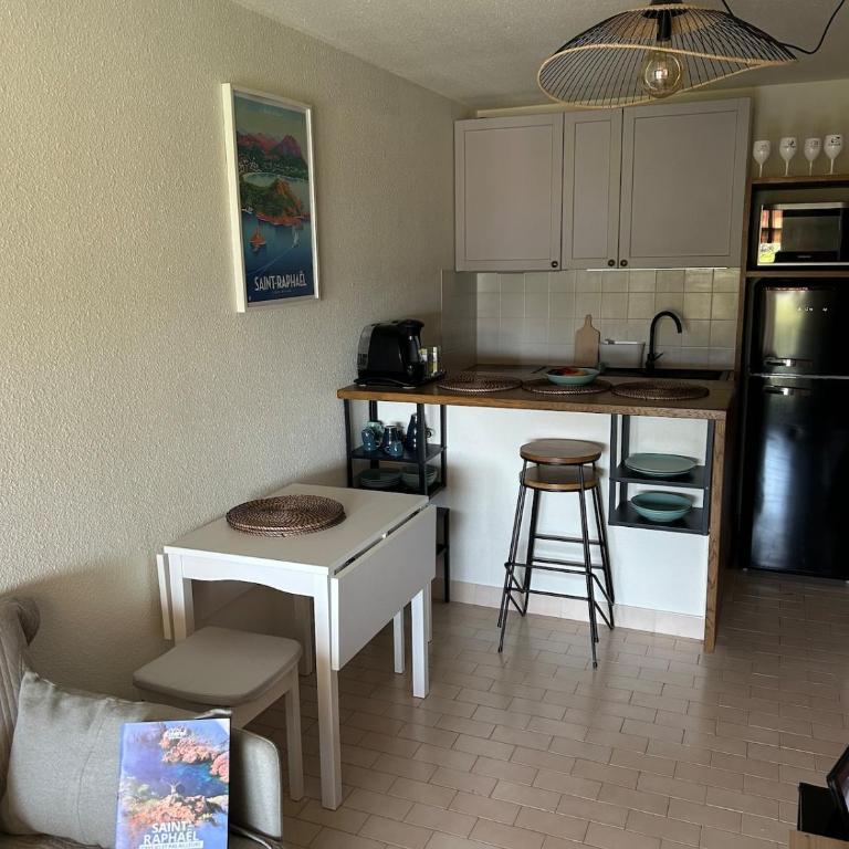 Studio climatisé avec une vue mer panoramique sur la baie d'Agay - Appartement 1 Chambre - 4