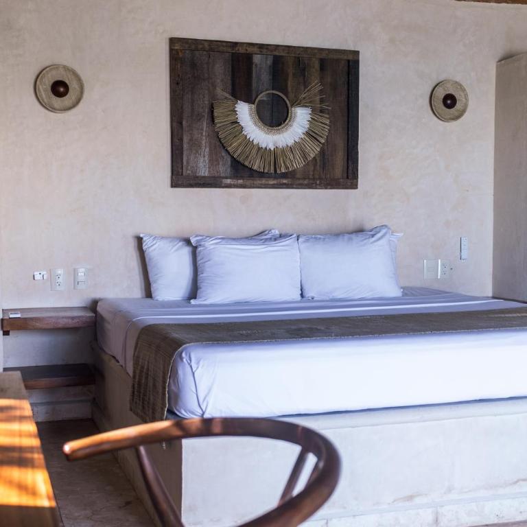 Yayum Bacalar - Zimmer mit Kingsize-Bett und Seeblick - 13