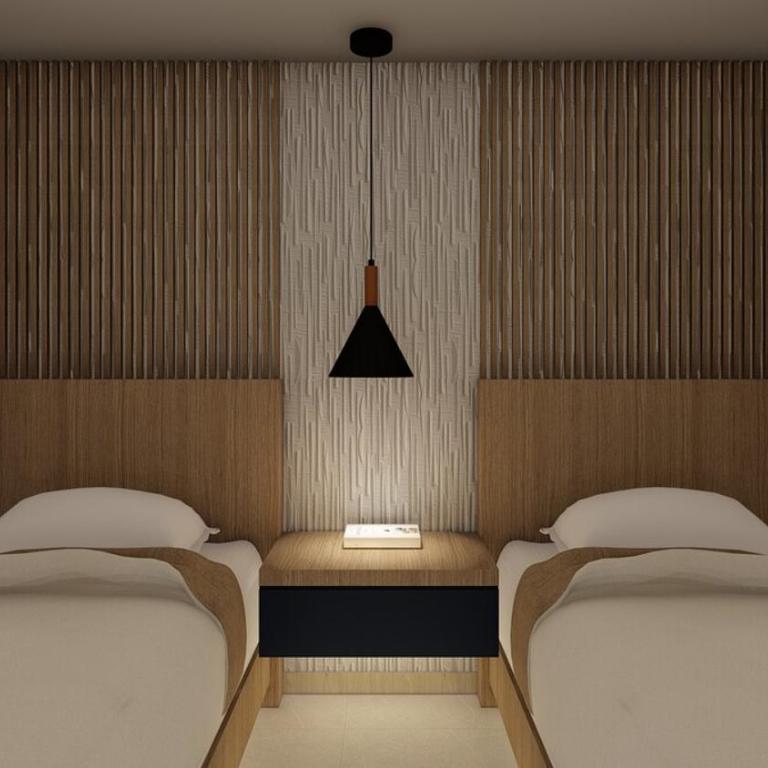 Apartment for 6 people with a pool, gym, coworking space, and parking - Three-Bedroom Apartment - 21