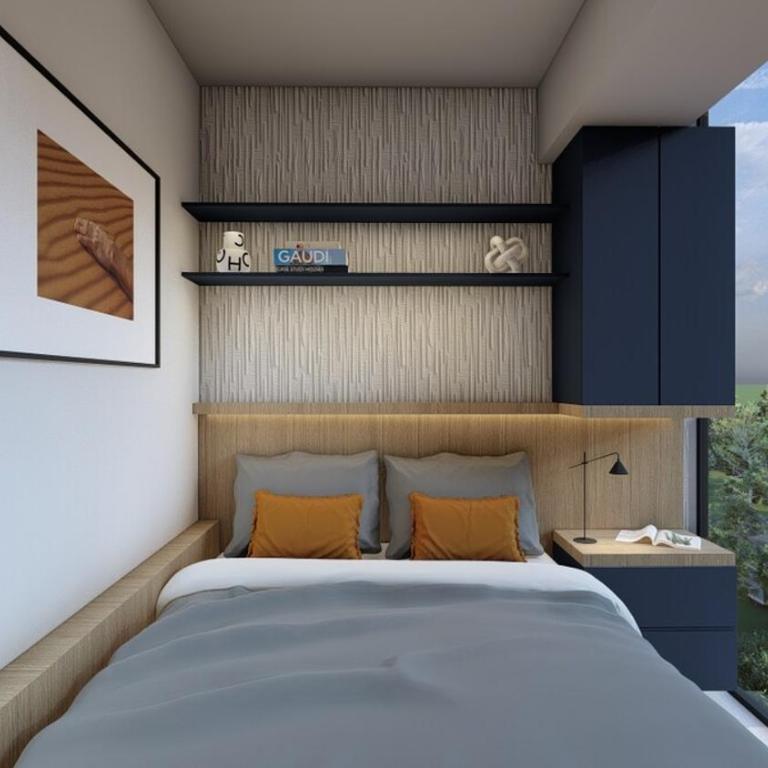 Apartment for 6 people with a pool, gym, coworking space, and parking - Three-Bedroom Apartment - 31