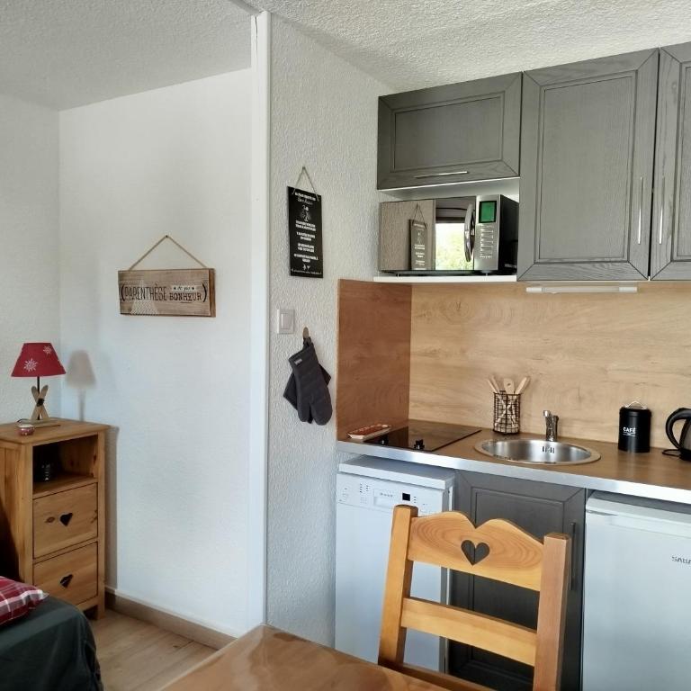Appart à Puy Saint Vincent 1700 Rés Emeraude - Apartment mit 1 Schlafzimmer - 4