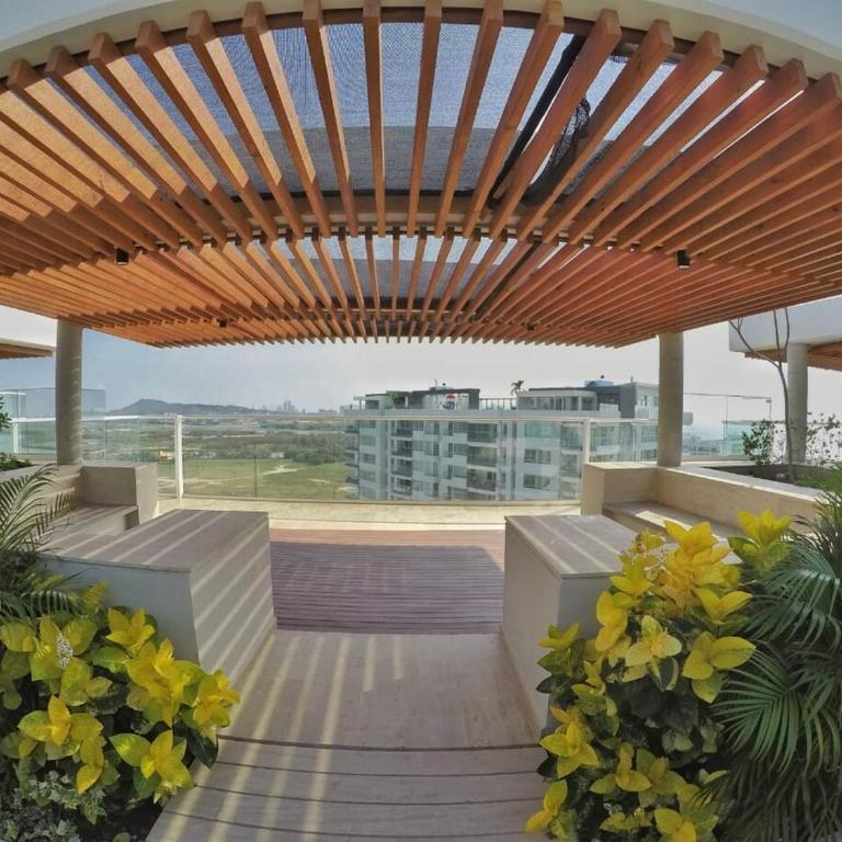 Cartagena Jacuzzi Privado - Two-Bedroom Apartment with Balcony and Terrace - 49