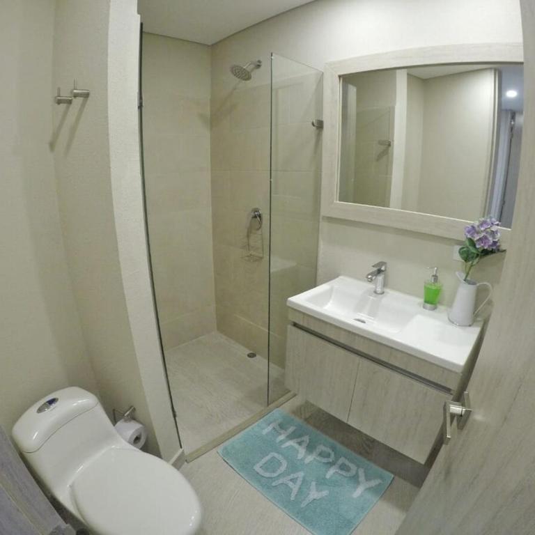 Cartagena Jacuzzi Privado - Two-Bedroom Apartment with Balcony and Terrace - 58
