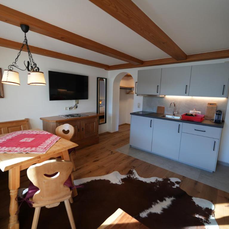 Apartmentpension Hillebrand - One-Bedroom Apartment with Balcony and Mountain View - 8