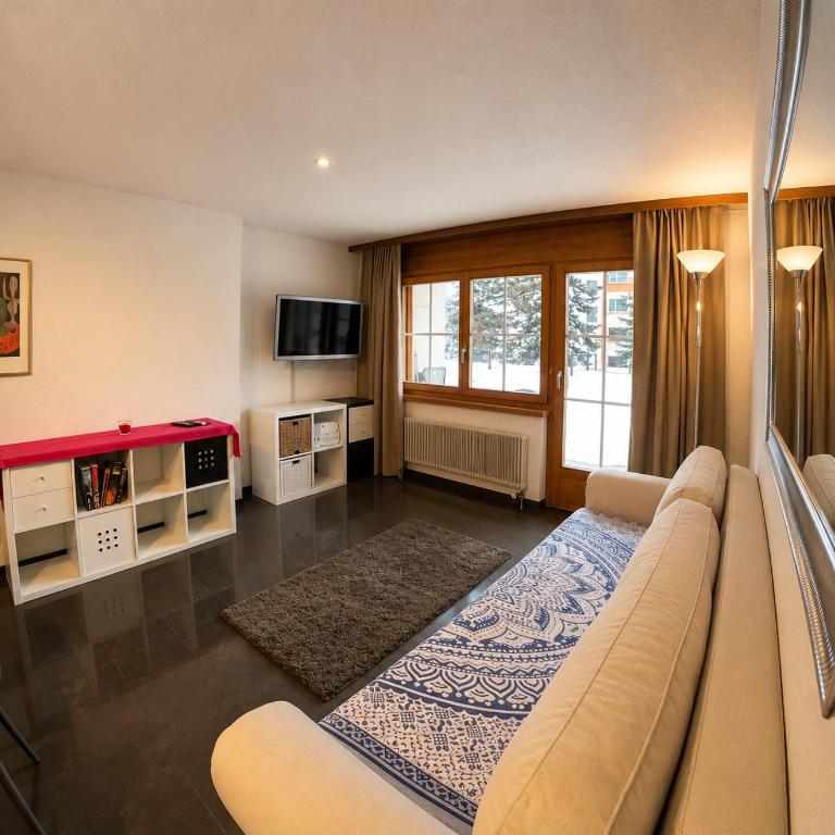 Residenz Christina Leukerbad - Apartment mit 2 Schlafzimmern und Terrasse - 10