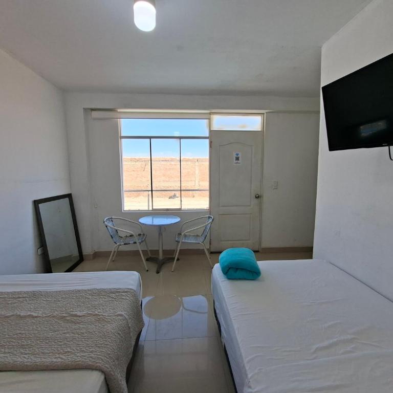 Hospedaje Paraaco - Habitación Doble con baño privado - 2 camas - 2
